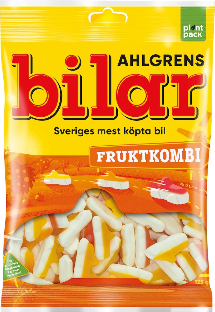 Ahlgrens Bilar Fruktkombi 125g - Scandinavian Goods