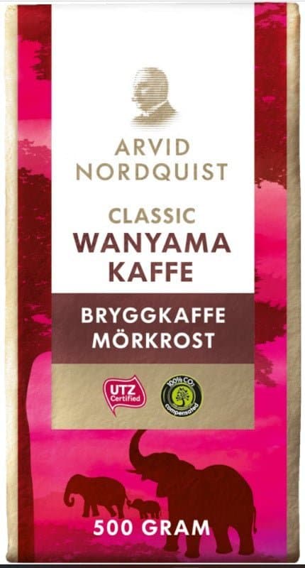 Arvid Nordquist Wanyama 500g, 6-Pack - Scandinavian Goods