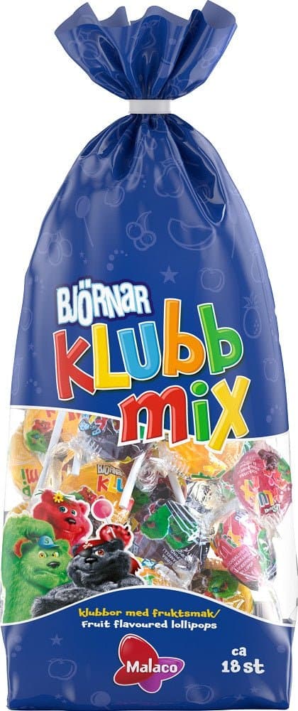 Björnar Klubbmix 200g, 8-Pack - Scandinavian Goods