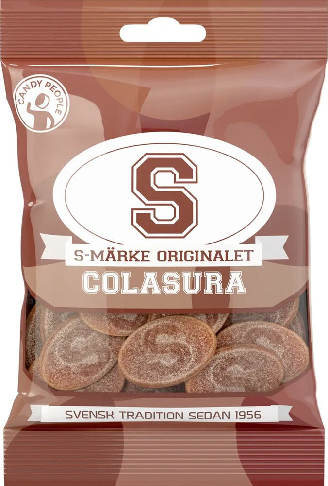 Candy People S-Märke Colasura 80g - Scandinavian Goods