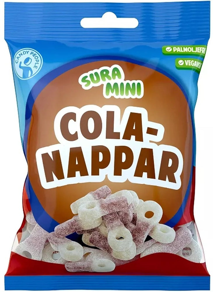 Candy People Sura Mini Colanappar 70g, 18-Pack - Scandinavin Goods