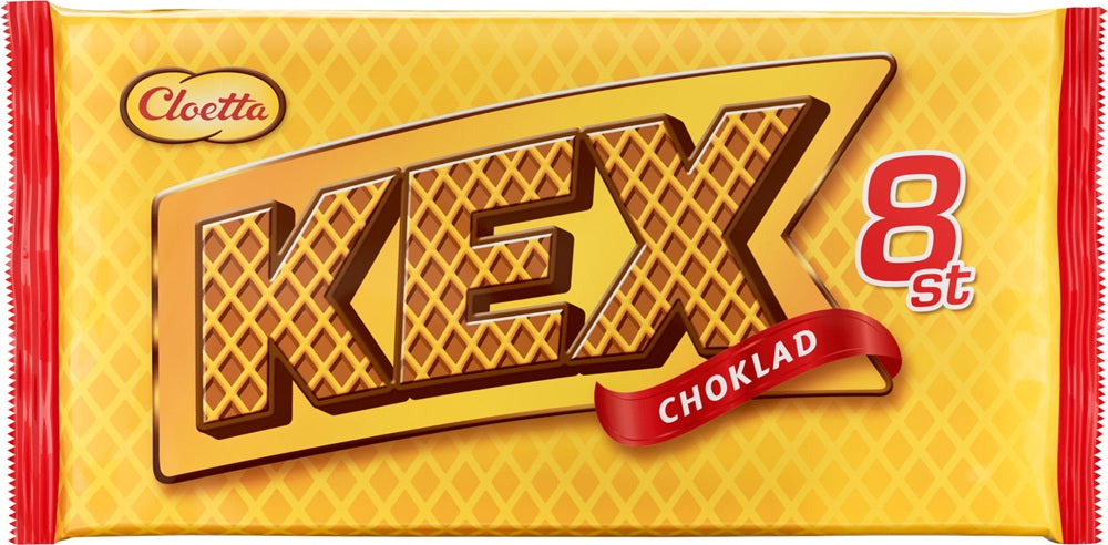 Cloetta Kexchoklad Chocolate Waffle 480g, 4-Pack - Scandinavian Goods