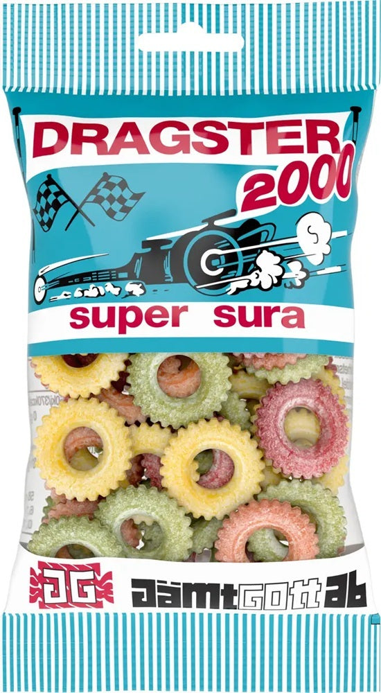 Dragster 2000 Super Sura 65g, 25-Pack - Scandinavian Goods