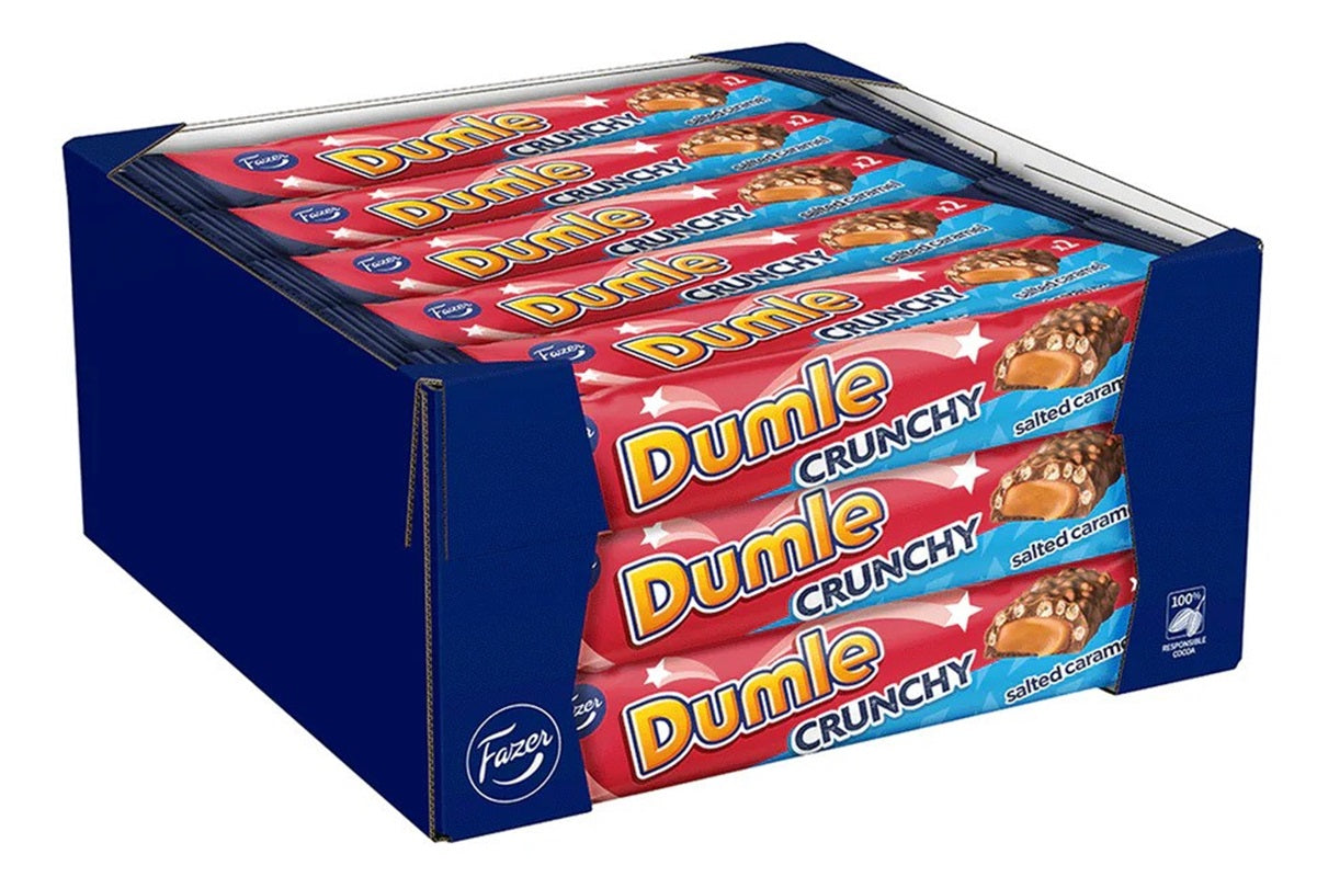 Dumle Crunchy Salted Caramel 55g, 20-Pack - Scandinavian Goods