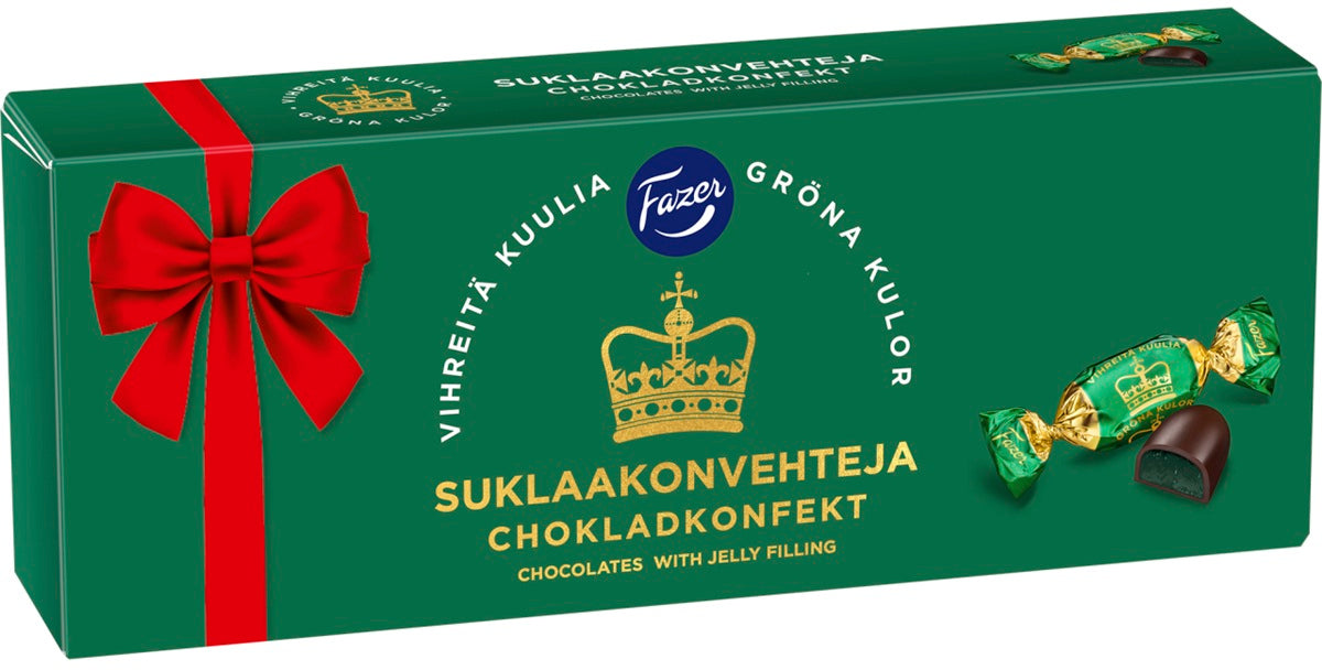 Fazer Green Jellies Chocolates 295g - Scandinavian Goods