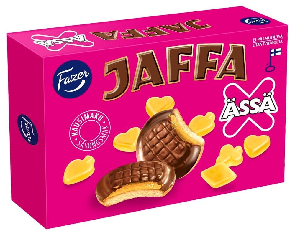 Fazer Jaffa Ässä Sponge Cake 300g, 8-Pack - Scandinavian Goods