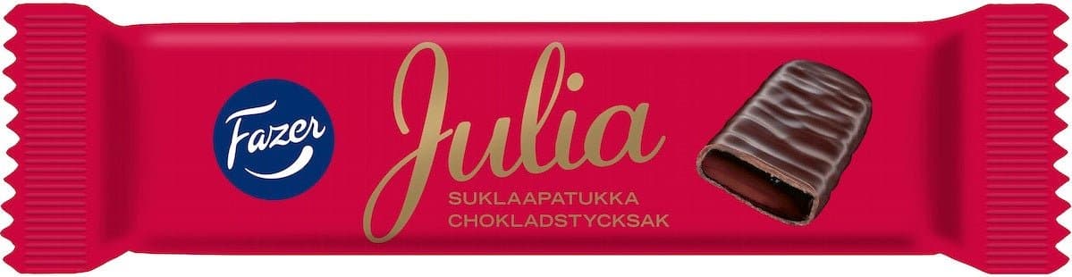 Fazer Julia Chocolate Bar 18g, 70-Pack - Scandinavian Goods