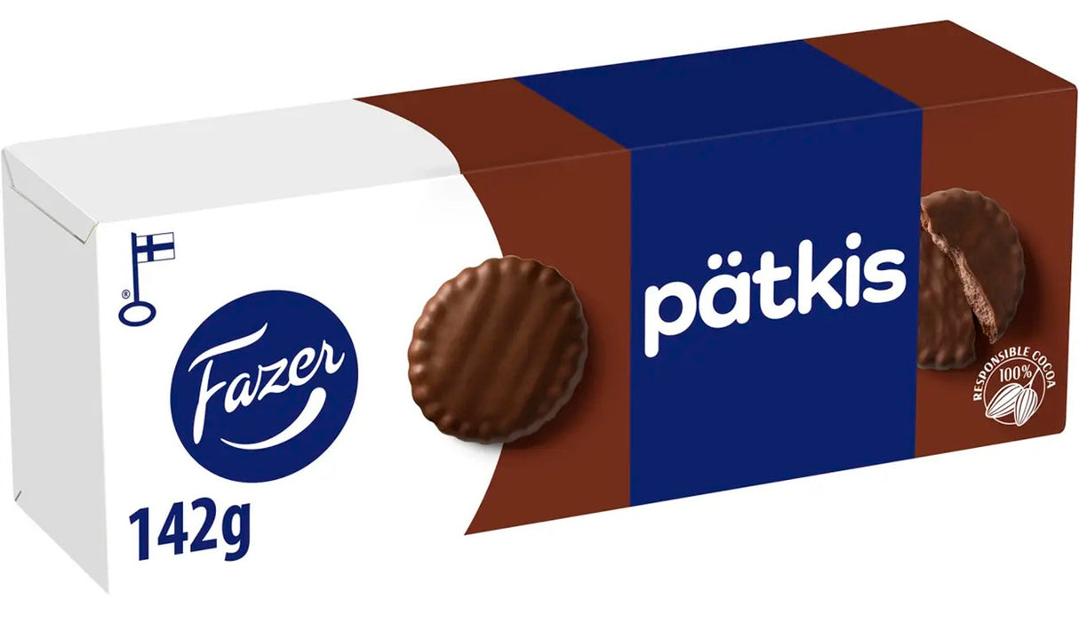 Fazer Pätkis Chocolate Biscuits 142g - Scandinavian Goods