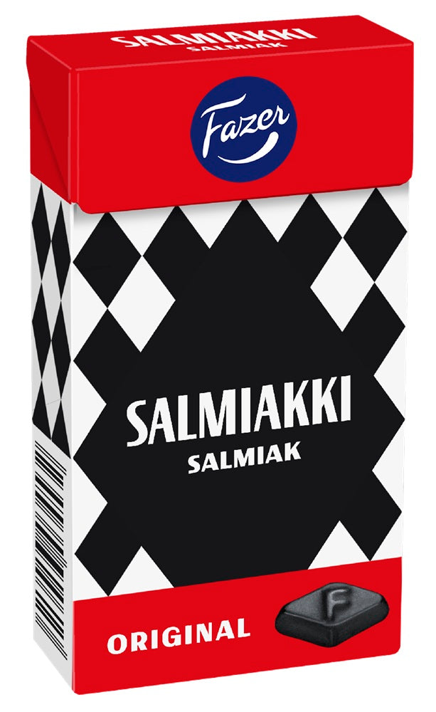Fazer Salmiakki Pastilles 40g, 20-Pack - Scandinavian Goods