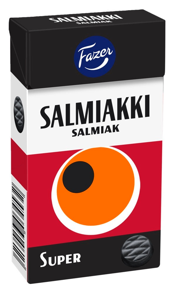 Fazer Super Salmiakki Pastilles 38g, 20-Pack - Scandinavian Goods