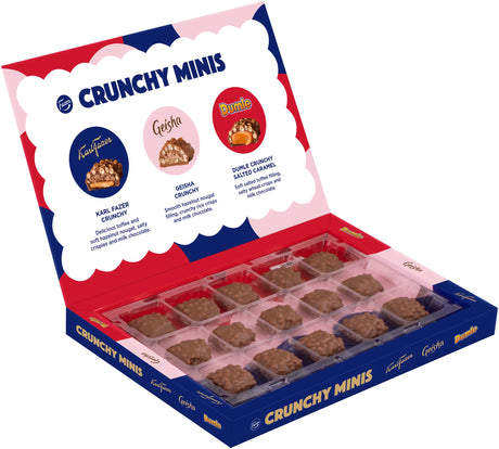 Fazer Crunchy Minis Chocolate Bites 148g-1 - Scandinavian Goods
