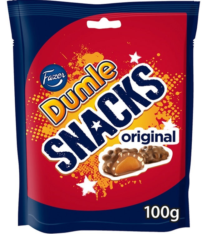 Fazer Dumle Snacks 100g, 21-Pack -Scandinavian Goods