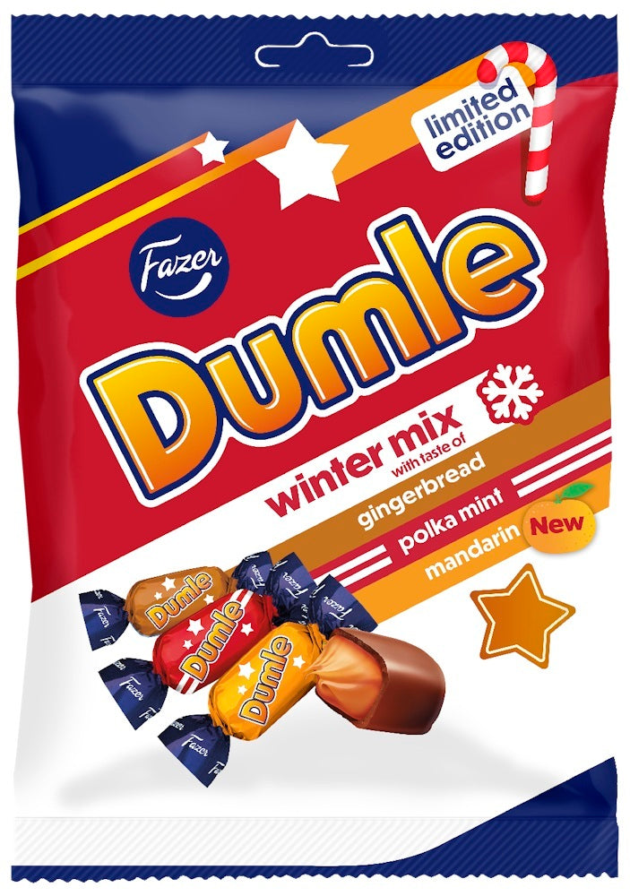 Fazer Dumle Winter Mix 180g, 20-Pack - Scandinavian Goods