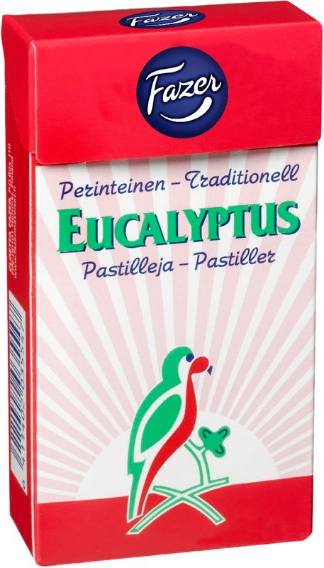 Fazer Eucalyptus Throat Pastilles 38g, 20-Pack - Scandinavian Goods
