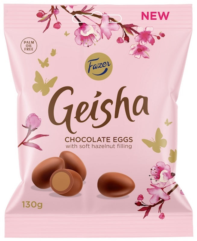 Fazer Geisha Chocolate Eggs 130g, 24-Pack - Scandinavian Goods