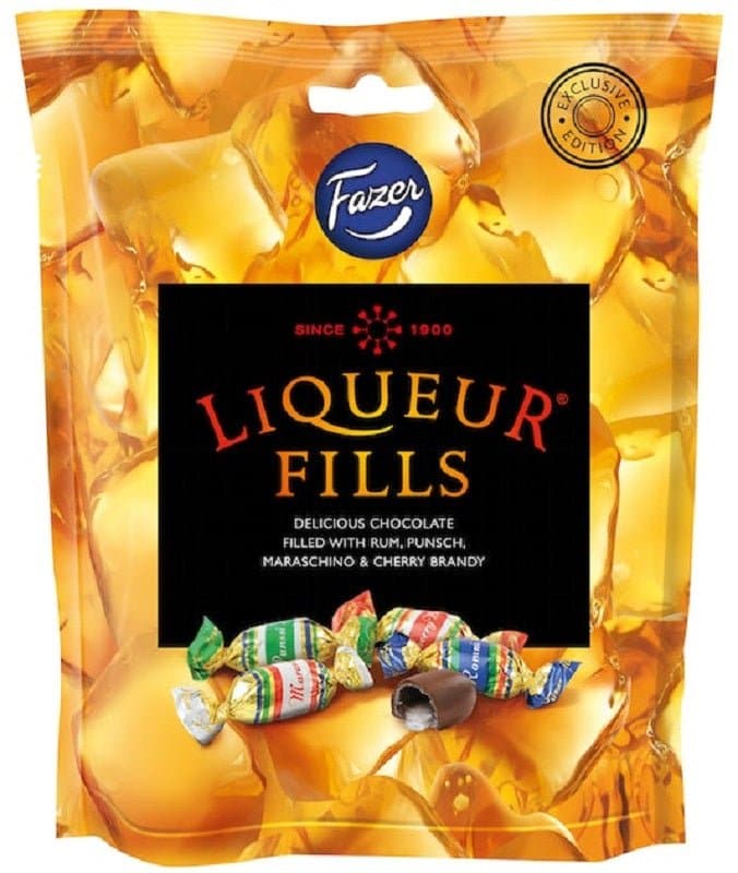 Fazer Liqueur Fills Chocolates 165g, 18-Pack - Scandinavian Goods
