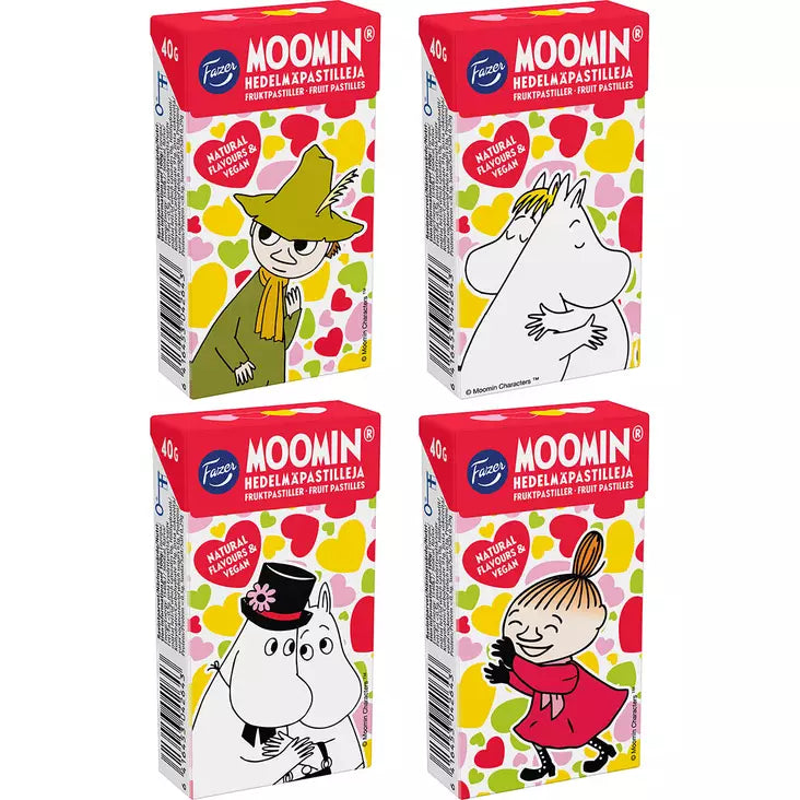 Fazer Moomin Fruit Pastilles 40g-1 - Scandinavian Goods
