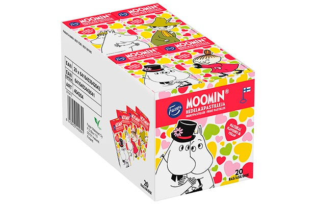 Fazer Moomin Fruit Pastilles 40g, 20-Pack-2 - Scandinavian Goods