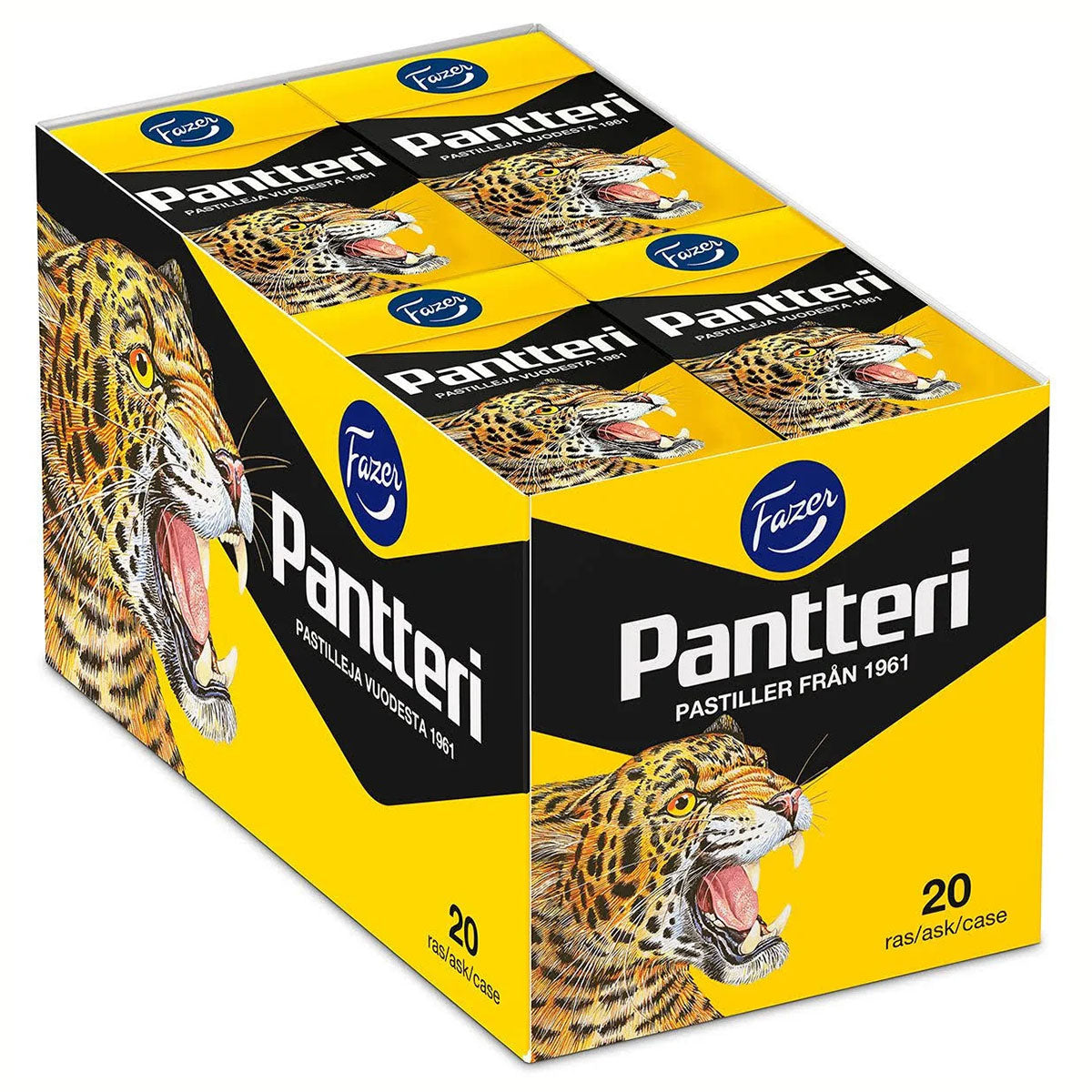 Fazer Pantteri Pastilles 38g, 20-Pack-1 - Scandinavian Goods