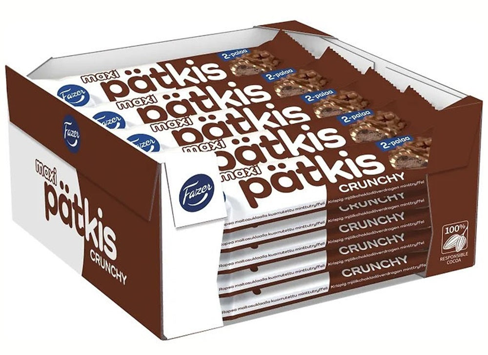 Fazer Pätkis Maxi Crunchy 55g, 20-Pack - Scandinavian Goods