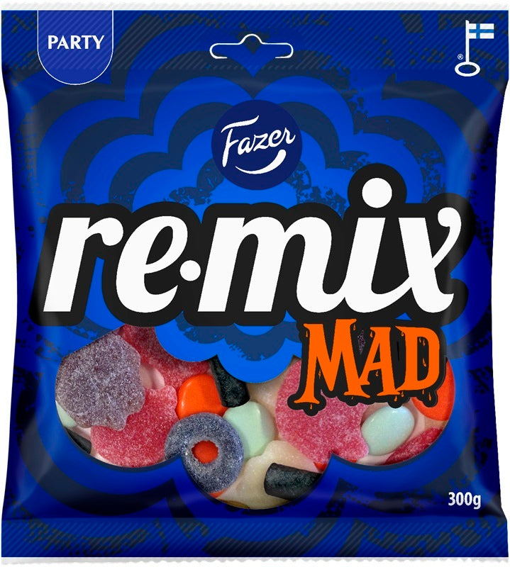 Fazer Remix Mad Candy 300g, 12-Pack - Scandinavian Goods