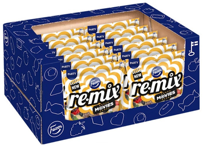 Fazer Remix Movies 300g, 12-Pack - 1 - Scandinavian Goods