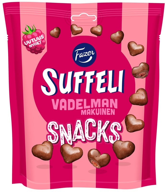 Fazer Suffeli Snacks Raspberry 140g, 15-Pack - Scandinavian Goods