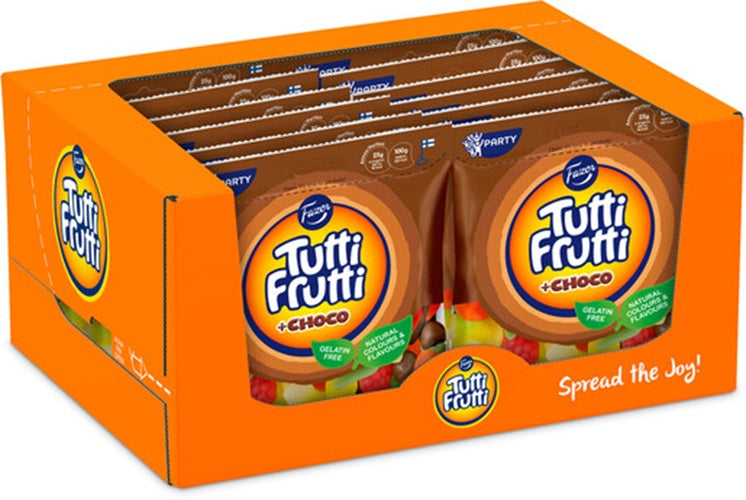 Fazer Tutti Frutti Choco 300g, 12-Pack-1 - Scandinavian Goods