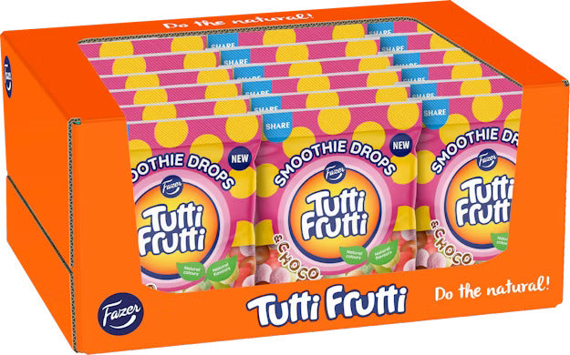 Fazer Tutti Frutti Smoothie Drops 200g, 18-Pack-1 - Scandinavian Goods