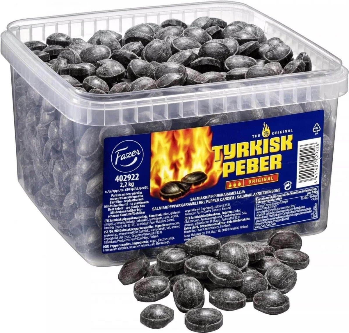 Fazer Tyrkisk Peber Original 2,2 kg - Scandinavian Goods