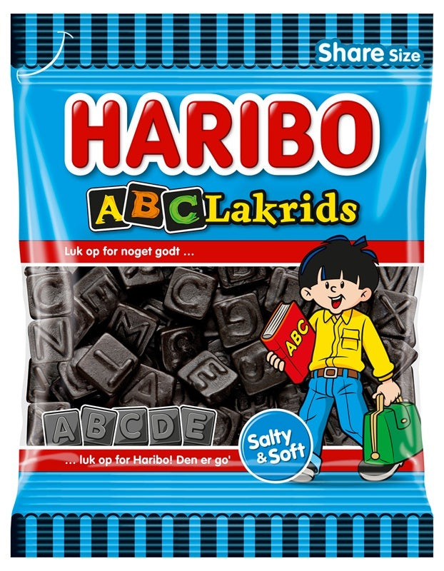 Haribo ABC Lakrids 120g, 20-Pack - Scandinavian Goods