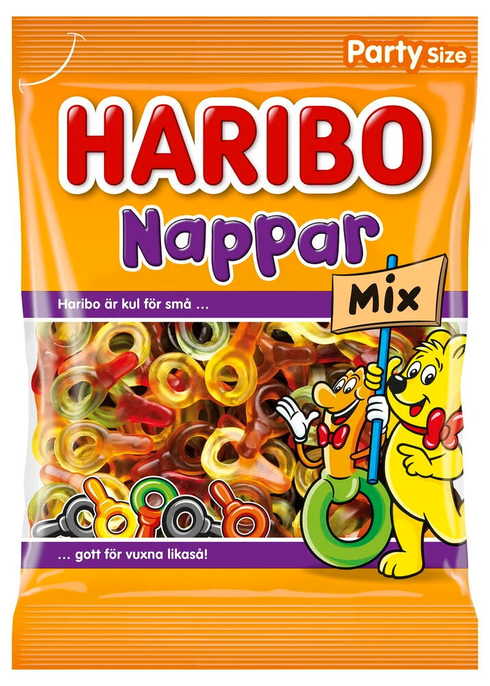 Haribo Nappar Mix 750g - Scandinavian Goods