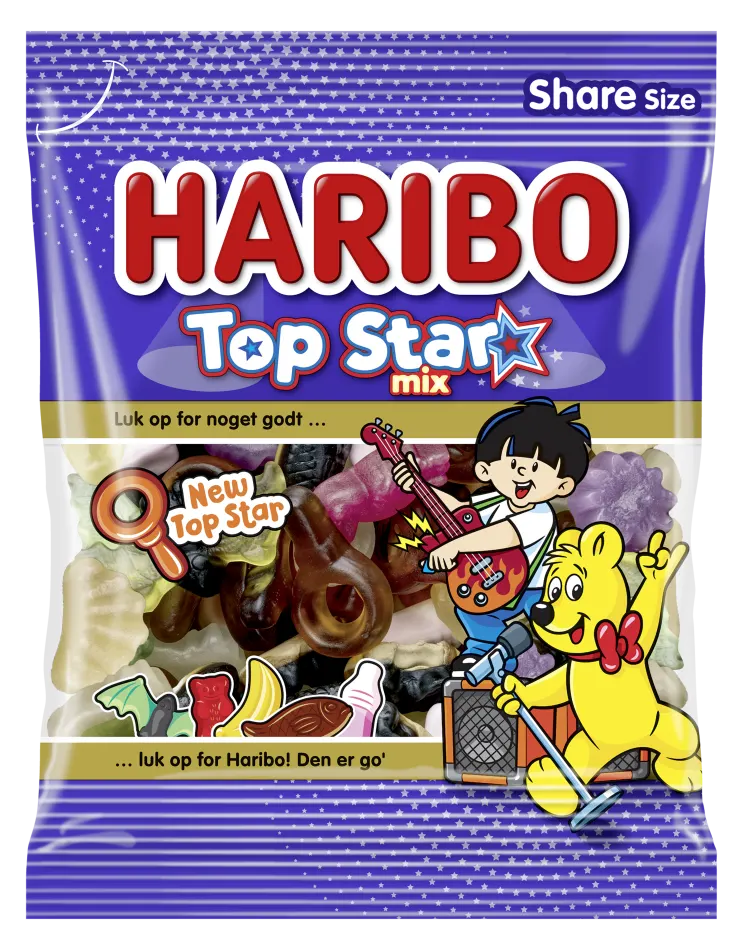 Haribo Top Star Mix 250g - Scandinavian Goods