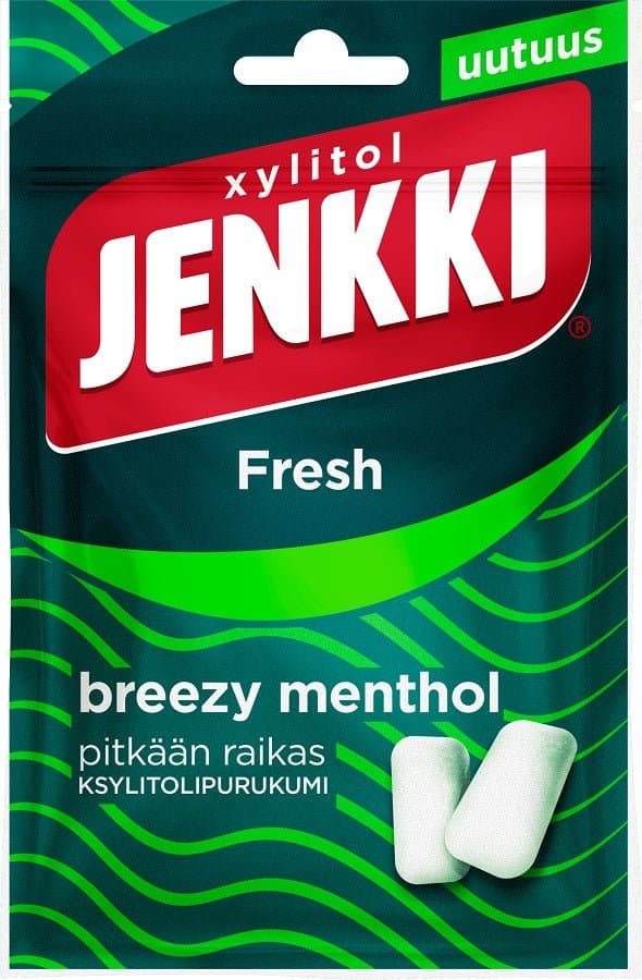 Jenkki Fresh Breezy Menthol 35g, 25-Pack - Scandinavian Goods