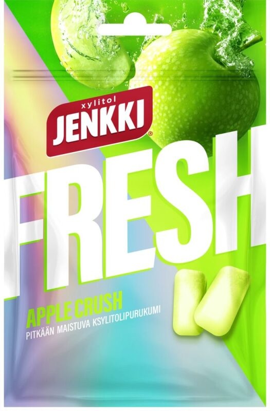 Jenkki Fresh Apple Crush 35g, 25-Pack - Scandinavian Goods