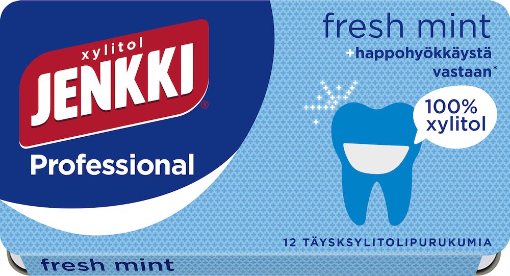 Jenkki Professional Fresh Mint 17g, 18-Pack - Scandinavian Goods