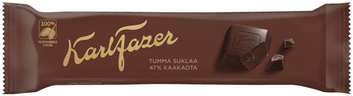 Karl Fazer 47% Cocoa Chocolate 39g, 35-Pack - Scandinavian Goods