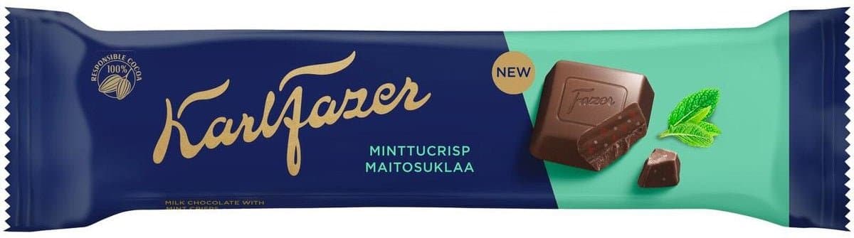 Karl Fazer Mint Crisps 37g, 35-Pack - Scandinavian Goods