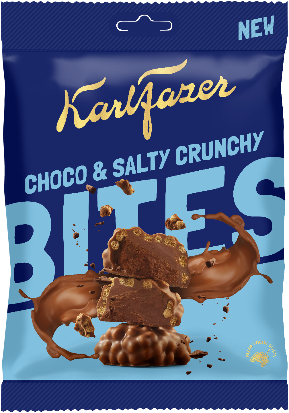Karl Fazer Choco & Salty Crunchy Bites 94g - Scandinavian Goods