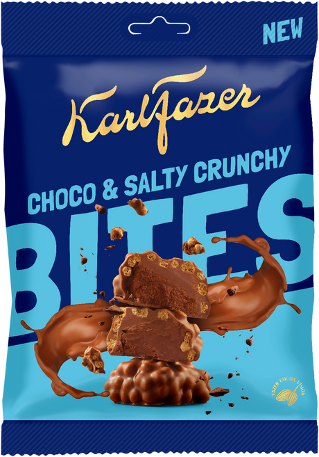 Karl Fazer Choco & Salty Crunchy Bites 94g - Scandinavian Goods