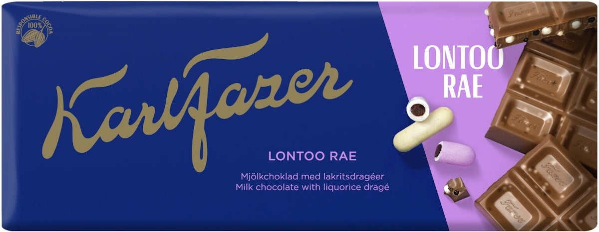 Karl Fazer Liquorice Dragee 180g - Scandinavian Goods