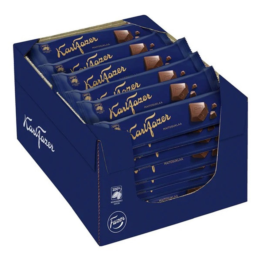 Karl Fazer Milk Chocolate 39g, 35-Pack-1 - Scandinavian Goods