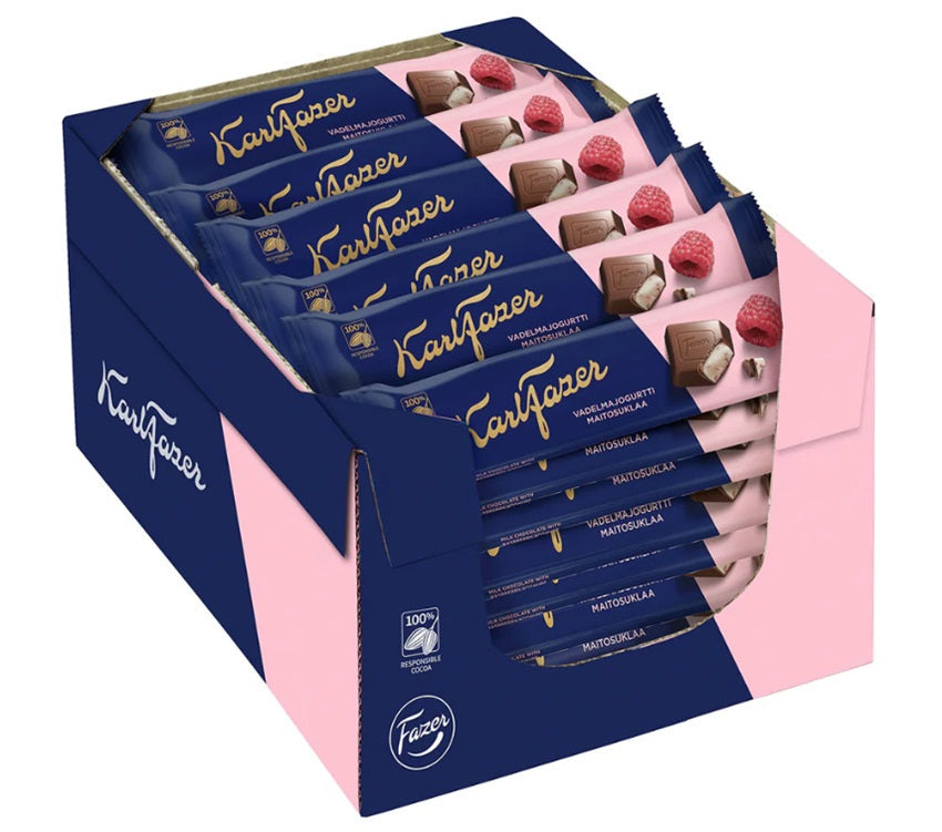 Fazer Raspberry Yoghurt 37g, 35-Pack-1 - Scandinavian Goods