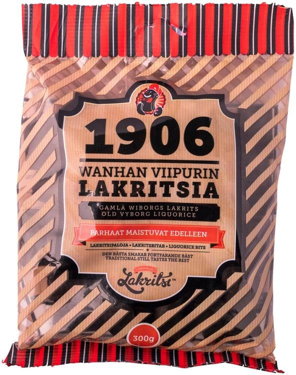 Kouvolan Vanhan Viipurin Lakritsi 300g, 6-Pack - Scandinavian Goods