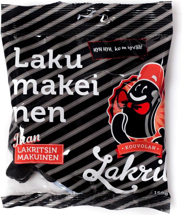 Kouvolan Lakritsi Lakumakeinen Laku 150g, 12-Pack - Scandinavian Goods