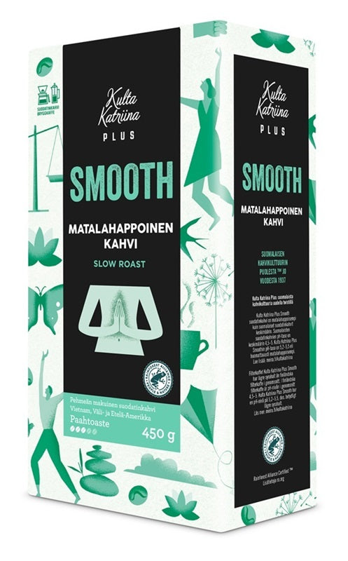 Kulta Katriina Plus Smooth Ground Coffee 450g, 12-Pack - Scandinavian Goods