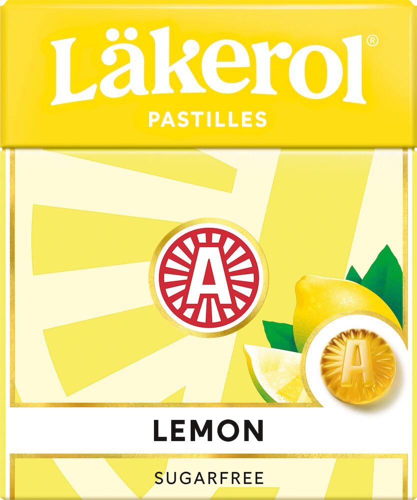 Läkerol Lemon 25g, 24-Pack - Scandinavian Goods