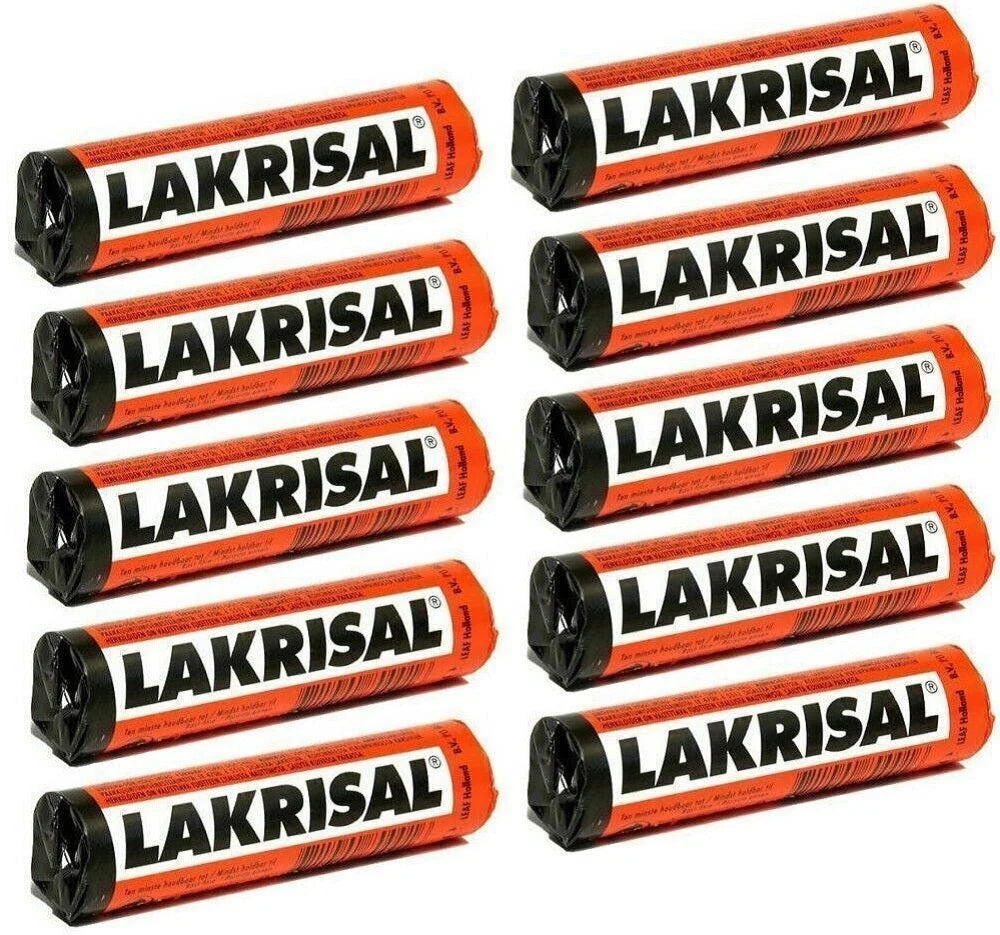 Lakrisal Licorice Pastilles 25g, 10-Pack - Scandinavian Goods