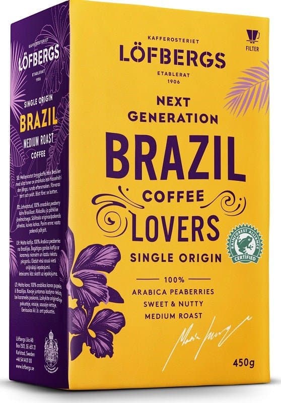 Löfbergs Brazil 450g, 6-Pack - Scandinavian Goods