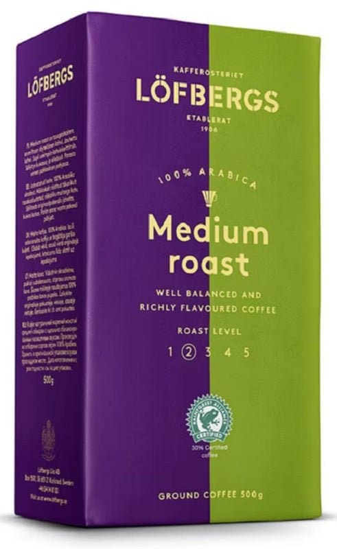 Löfbergs Medium Roast 500g, 6-Pack - Scandinavian Goods